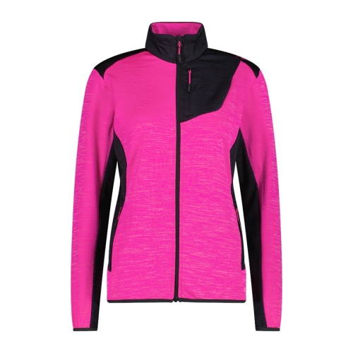 Bluza turystyczna damska CMP ze stójką - różowa 35G6756/B843