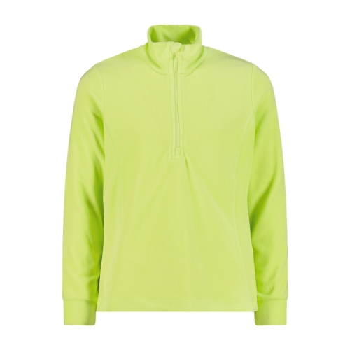 Bluza polarowa dziewczęca CMP ze stójką Arctic Fleece - żółta 3G28235/E014