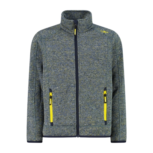 Bluza polarowa chłopięca CMP ze stójką Knit Tech - niebieska 3H60744/25NU