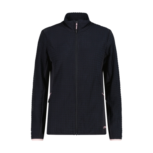 Bluza polarowa damska CMP rozpinana ze stójką - szara 35H2966/U423