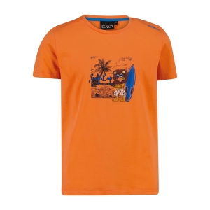 Koszulka Plażowa Chłopięca 30T9364/29CV – Pomarańczowa | Beach